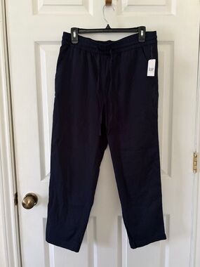 GAP Dark Navy Drawstring Easy Pants